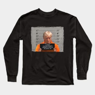 Trump Mug Shot Prison Georgia Long Sleeve T-Shirt